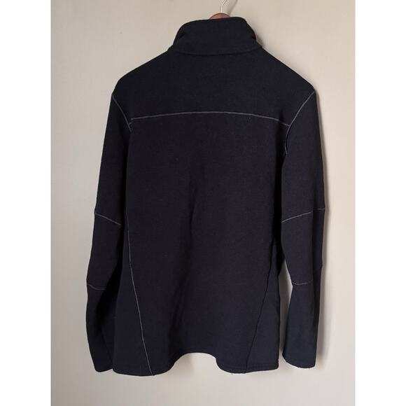 Kuhl Interceptr Full Zip Jacket Men's Medium Fleece Black Casual Outdoor Hiking - Picture 3 of 7